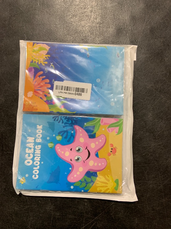 Photo 1 of BenLouis 24 Pcs Under the Sea Mini Coloring Books Kids Ocean Animals Party Favors Small Activity Books Bulk for Kids Mermaid Fish Birthday Birthday Goodie Bags Stuffers Return Gifts Classroom Travel