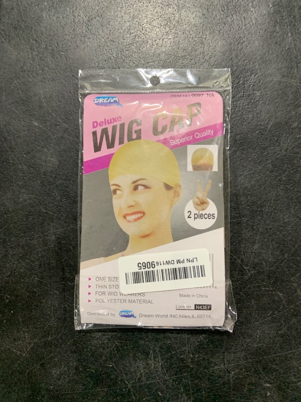 Photo 1 of Fandamei 4 pieces Light Brown Stocking Wig Caps Stretchy Nylon Wig Caps for Women