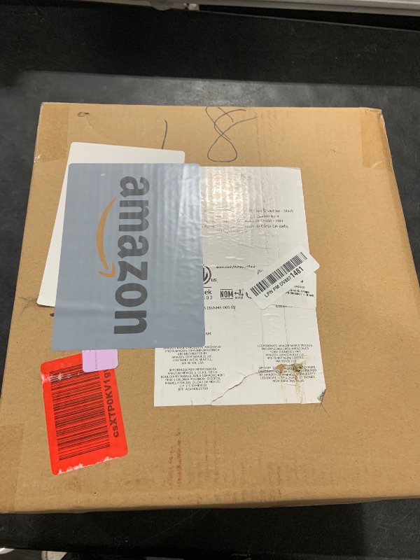 Photo 1 of Amazon Basics 8-Sheet Cross Cut Paper Shredder and Credit Card Shredder - Black