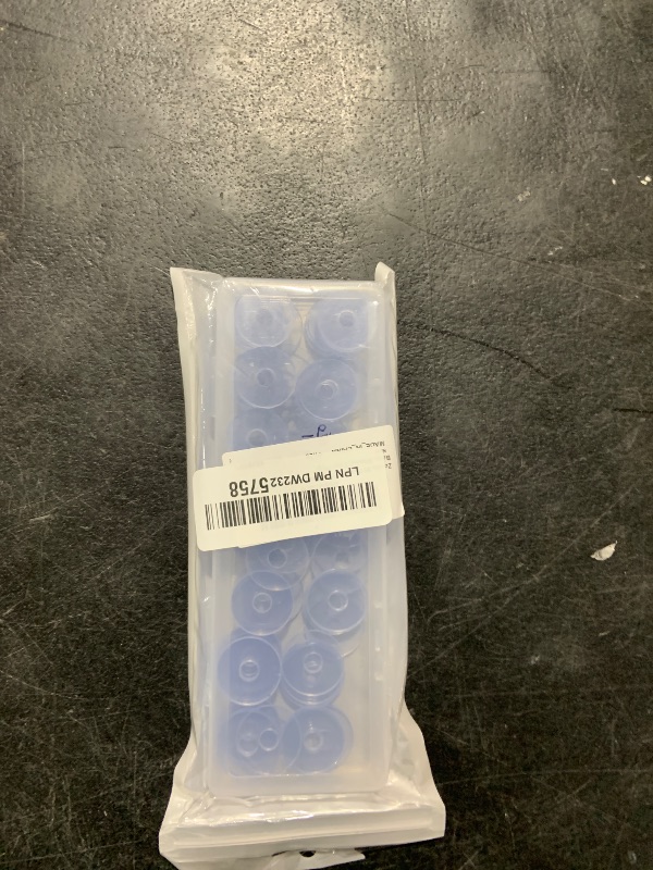 Photo 1 of Zonon 80 Pcs 3/4 Inch Plastic Washers Flat Clear Plastic Spacers 1/16 Inch (2 mm) Thickness Vinyl Bar Glass Washer Shower Door Gasket for Glass Shower Door Handles Towel Bars Standoff Cap Assemblies