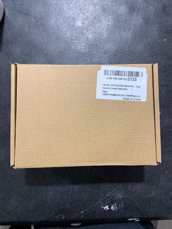 Photo 1 of Leulan 10 Pack Brushed Nickel Drawer Pulls 4 Inch Cabinet Handles Brushed Gold Kitchen Cabinet Handles Dresser Drawer Pulls Kitchen Hardware for Cupboard Bathroom
