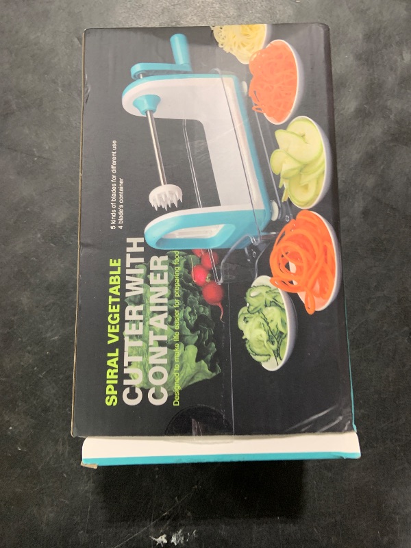 Photo 1 of Ourokhome Zucchini Noodle Maker Spaghetti Spiralizer - 5 Blades Vegetable Slicer for Veggie Noodles and Curly Chips