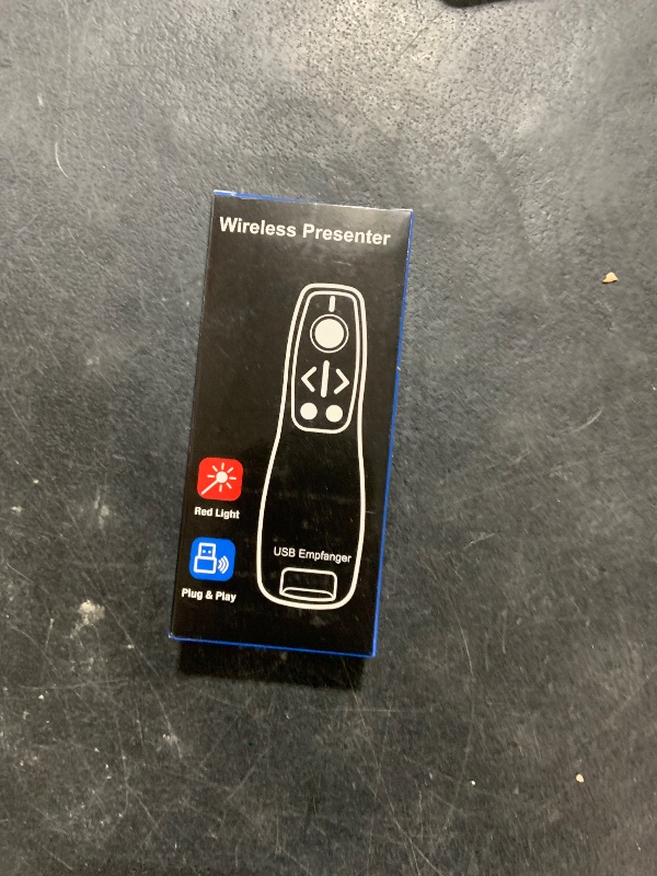 Photo 1 of 2-in-1 USB Type C Presentation Clicker Wireless Presenter Remote for PowerPoint, Powerpoint Clicker with Volume Control PowerPoint Slide Advancer for Mac, Computer, Laptop-E600