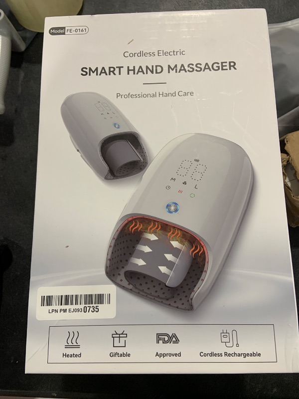 Photo 1 of FSA HSA Eligible Hand Massager with Kneading Rollers Massage for Arthritis Carpal Tunnel Pain Relief,Cordless Handheld Massager Machine with Heat and Compression & Kneading Massage,Gifts for Women Men