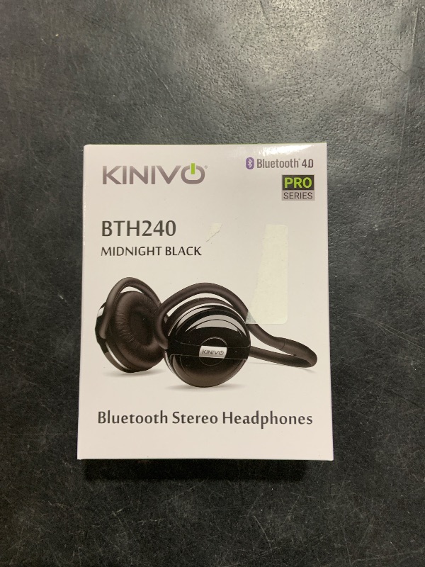 Photo 1 of Kinivo BTH240 PRO Bluetooth Wireless Headphones (On-Ear, HiFi Stereo Music, 30 Hours Playtime, Built-in Mic, Foldable Headset, Hands-Free Calling)