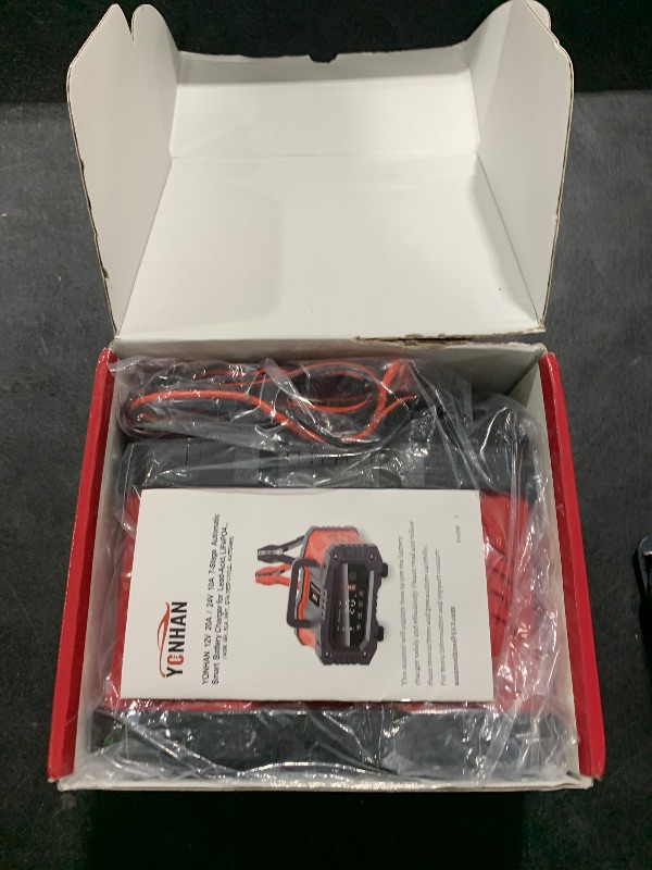 Photo 1 of YONHAN Battery Charger 0-20A 12V/24V LiFePO4 Lead Acid Fully Automatic Battery Maintainer, Car Battery Trickle Charger Automotive w/Battery Repair, Winter Mode, for AGM, STD, Gel, Deep Cycle Batteries