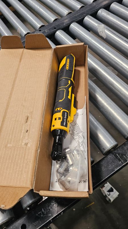 Photo 1 of ***PARTS ONLY***3/8" Cordless Ratchet Wrench for DEWALT 20V MAX Battery, Variable Speed, Safety Lock, LED Light, 7 Sockets(10-17mm), 1/4" Adapter, 3" Extension Rod(Battery not Included)