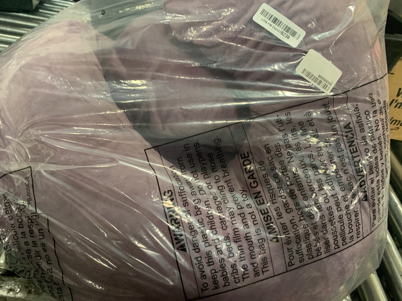 Photo 1 of 1 MIDDLE ONE Pregnancy Pillow, C Shaped Full Body Pregnant Women Sleeping Pillow for Maternity Support with Cover (Purple)