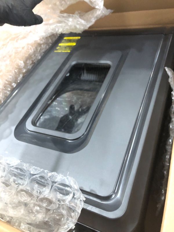 Photo 1 of ***PARTS ONLY***Amazon Basics 24 Sheet Cross Cut Paper, CD and Credit Card Home Office Shredder with Pullout Basket, Black