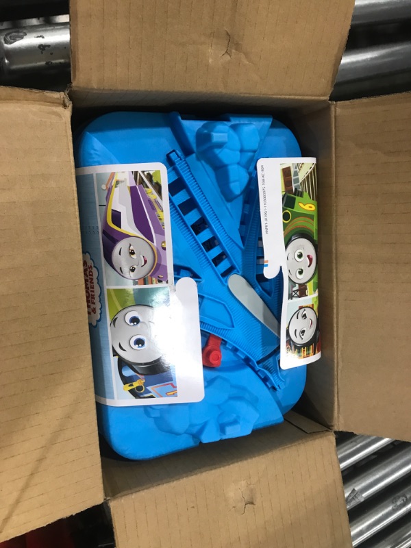 Photo 1 of ?Thomas & Friends Toy Train Tracks Set, Connect & Build Bucket, 34-Piece Expansion Pack for Diecast & Motorized Trains, Kids Ages 3+ Years