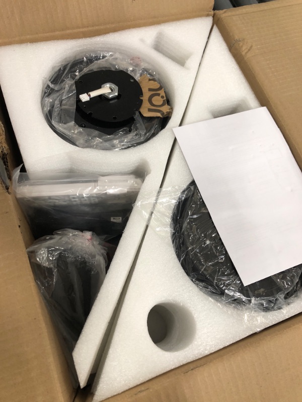 Photo 1 of ***PARTS ONLY***CJOY 52'' Flush Mount Ceiling Fan with Lights, Low Profile Ceiling Fans with Lights and Remote, 6 Speeds Quiet Reversible DC, 3CCT Dimmable, Outdoor Ceiling Fans for Patios Bedroom Living Room