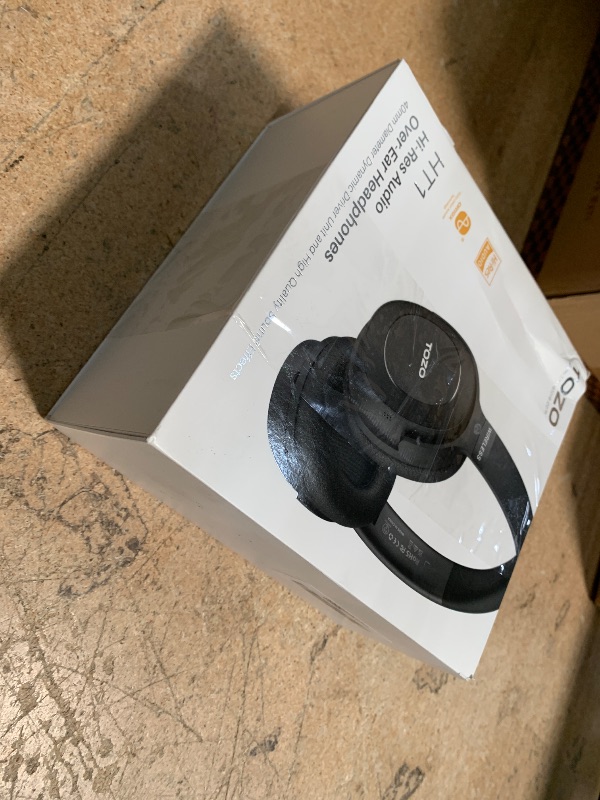 Photo 1 of Tozo  Active Noise Cancelling Headphones, Wireless Over Ear Bluetooth Headset, 40H Playtime, Hi-Res Audio Custom EQ via App Deep Bass Comfort Fit Ear Cups, for Home Office Travel Black