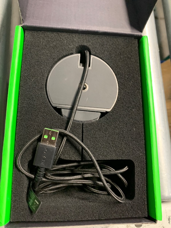 Photo 1 of ***(MAJOR DAMAGE/ SEE NOTES)***Razer Kiyo Streaming Webcam: 1080p 30 FPS / 720p 60 FPS - Ring Light w/Adjustable Brightness - Built-in Microphone - Advanced Autofocus