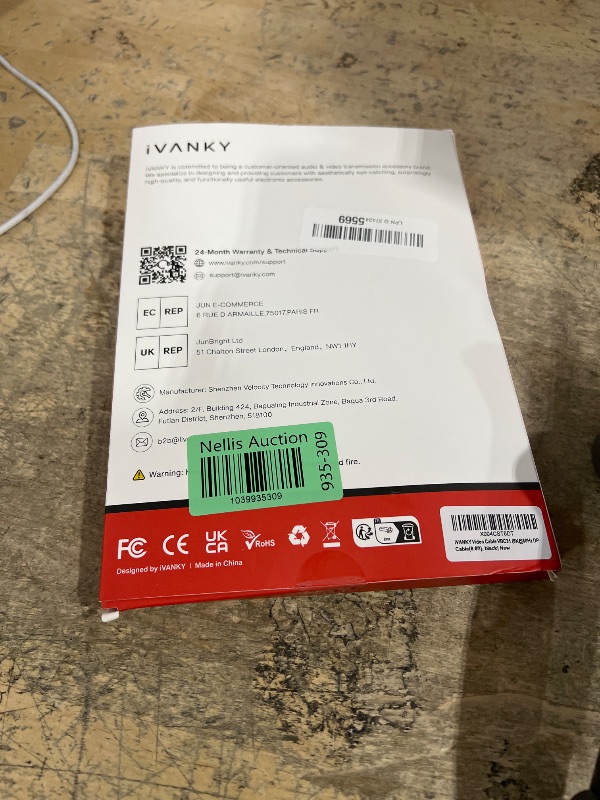 Photo 1 of IVANKY 8K DisplayPort Cable 1.4, VESA Certified DP Cable 6.6ft (8K@60Hz, 4K@144Hz, 2K@240Hz)HBR3 Support 32.4Gbps, HDR, HDCP 2.2, FreeSync G-Sync, Braided Display Port for Gaming Monitor, Graphics, PC