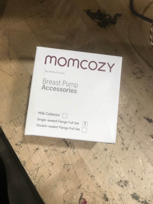 Photo 1 of Momcozy Original S9 Pro/S12 Pro Replacement Accessories, Only Compatible with Momcozy S9 Pro/S12 Pro Breast Pump NOT for S9/S12 (Single-Sealed Full Set Collector Cup with 24mm Flange,180ml, 1 Pack)