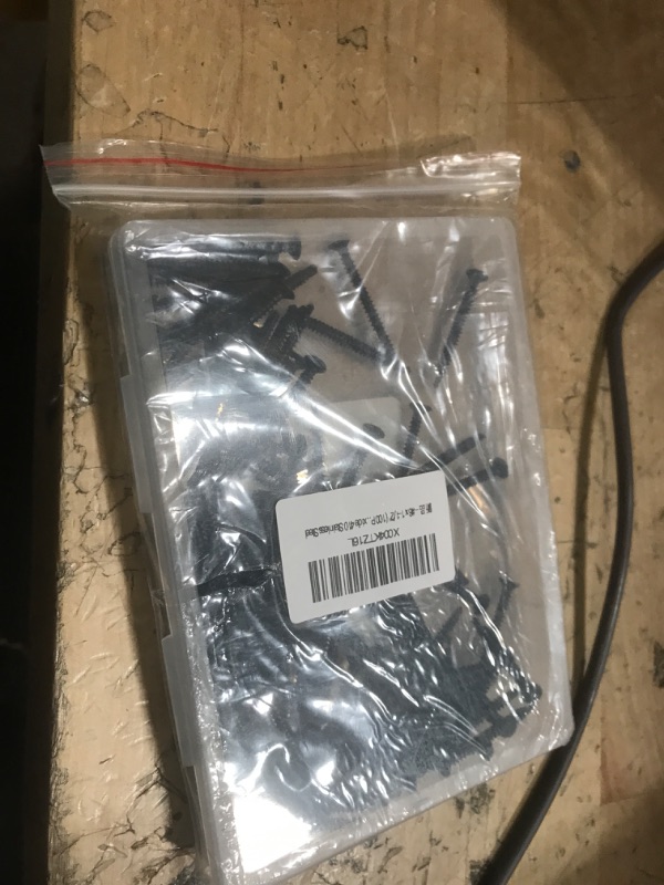 Photo 1 of #6 x 1-1/2" (100 Pack) Flat Head Sheet Metal Screws Phillips Drive Fast Self-Tapping Screw Wood Screws, High-Strength 410 Stainless Steel, Black Oxide