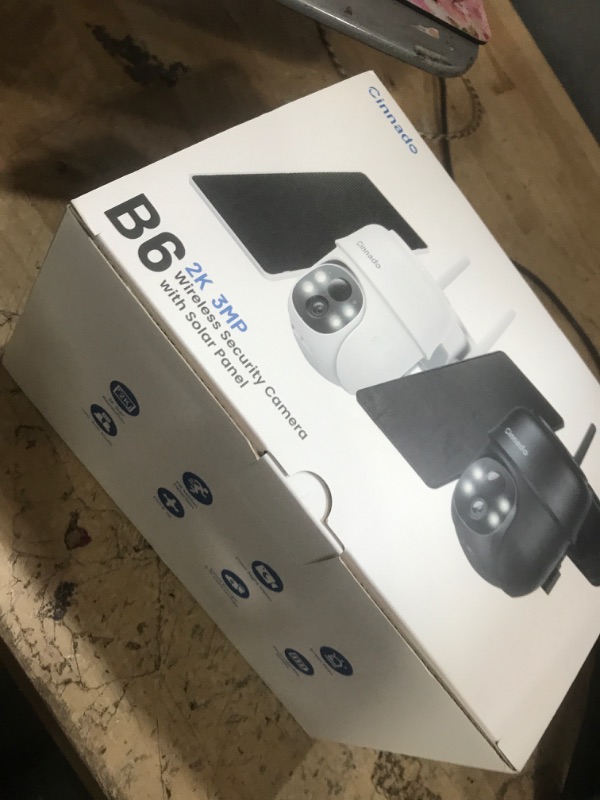 Photo 1 of 2K Cameras for Home Security-2.4G WiFi Outdoor Camera Wireless Solar/Battery Powered with solar panel, 360° Viewing, AI Human Detection, Color Night Vision, with SD Storage, Works with Alexa(2 Pack)