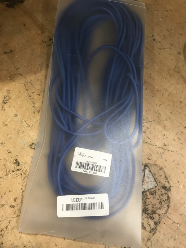 Photo 1 of PerkHomy Bungee Shock Cord Rope Marine Grade Heavy Duty Polyester Bungie Elastic Stretch String for Kayak Strap Tarp Tie Down Canopy Boating Camping Tent Crafting Patio ?Blue-3/16 x 50'?