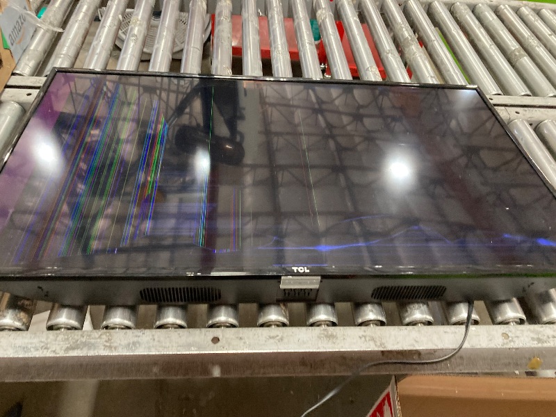 Photo 1 of **SMASHED SCREEN FINAL SALE**TCL 43-Inch Class S3 1080p LED Smart TV with Google TV (43S350G, 2023 Model), Google Assistant Built-in with Voice Remote, Compatible with Alexa, Streaming FHD Television,Black