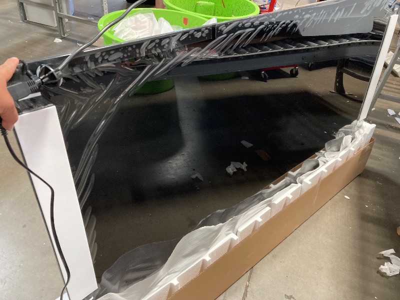 Photo 1 of **SMASHED SCREEN FINAL SALE**TCL 85-Inch Q65 QLED 4K UHD Smart TV with Google TV (85Q651G, 2024 Model) Dolby Vision, Dolby Atmos, HDR Pro+, Game Accelerator Enhanced Gaming, Voice Remote, Works with Alexa, Streaming Television