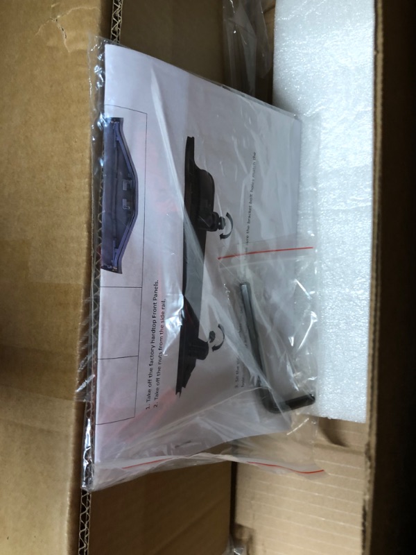 Photo 1 of ***USED - INCOMPLETE - SEE PICTURES***
Bestop 5245417 Black Twill Sunrider for Hardtop 2018-Current Jeep Wrangler JL & Jeep Gladiator