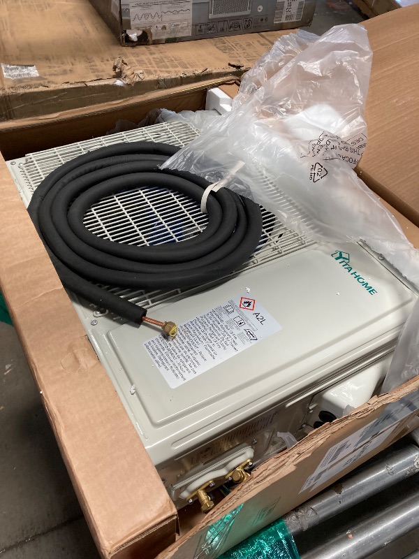 Photo 1 of **BOX 2 OF 2 ONLY**YITAHOME 12000 BTU Mini Split Air Conditioner Heat Pump System, Wifi Enabled 20 SEER2 115V Inverter Ductless AC Cool Up to 750 Sq. Ft, Compatible with Alexa, Complete Installation Kit, White