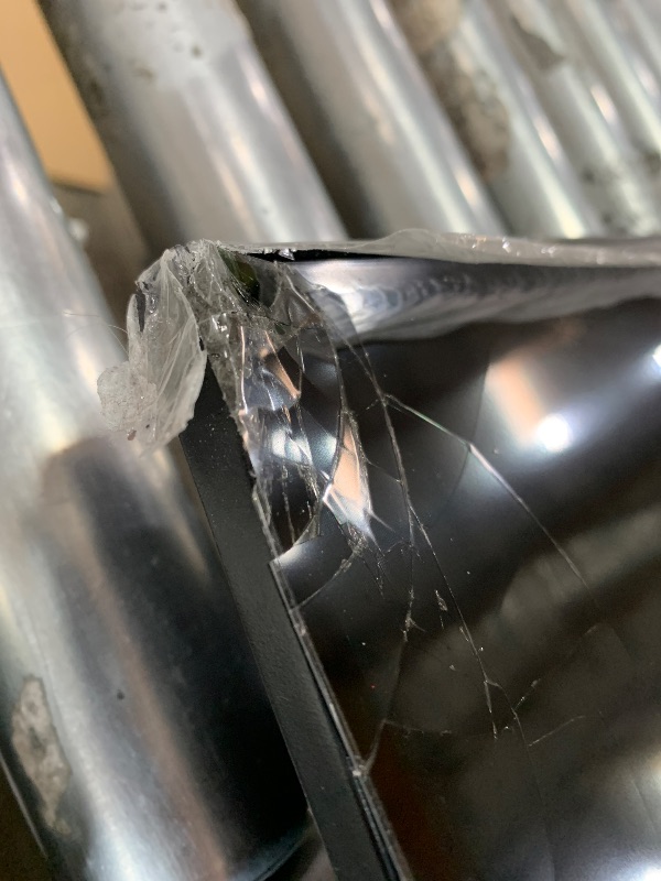 Photo 1 of CRACKED/BROKEN SCREEN**TCL 55-Inch Q65 QLED 4K UHD Smart TV with Google TV (55Q651G, 2024 Model) Dolby Vision, Dolby Atmos, HDR Pro+, Game Accelerator Enhanced Gaming, Voice Remote, Works with Alexa, Streaming Television