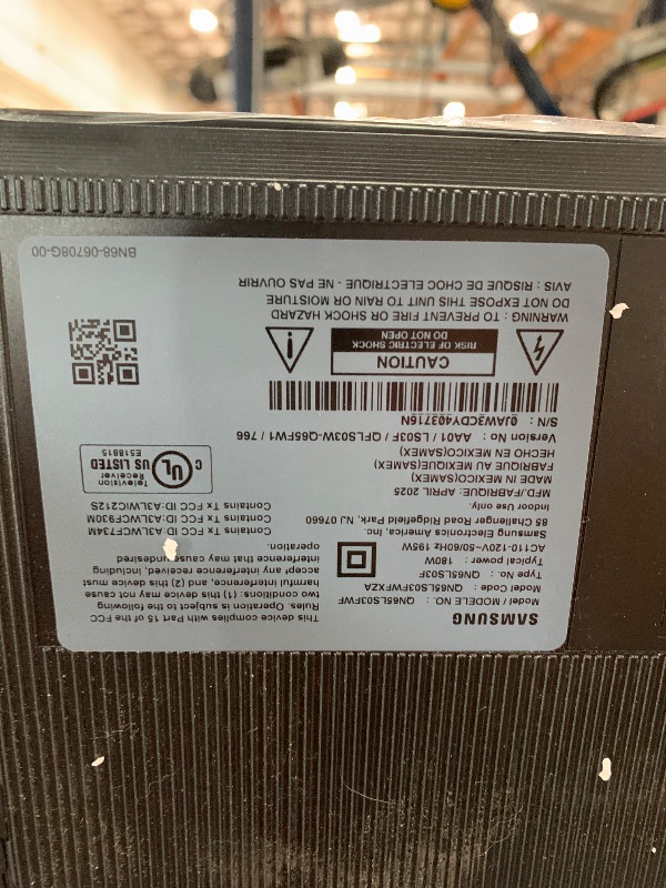 Photo 1 of ***MISSING MAIN POWER SUB UNIT; CRACKED FRAME*** Samsung 65-Inch Class The Frame Pro LS03FW 4K Neo QLED Mini LED Smart TV (2025 Model) Modern Frame Design with Wireless One Connect, NQ4 AI Gen3 Processor, Art Mode, Samsung Vision AI, Alexa Built-in