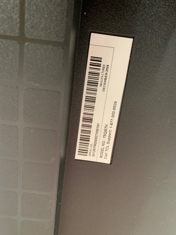 Photo 1 of TCL 75-Inch Class QM7K Series QD-Mini LED 4K UHD Google Smart TV Best Premium Mini-LED TV - QLED, 144hz, 288hz Gaming Rate, Anti-Reflective Screen, Bang & Olufsen Audio, Atmos (75QM7K, 2025 Model)