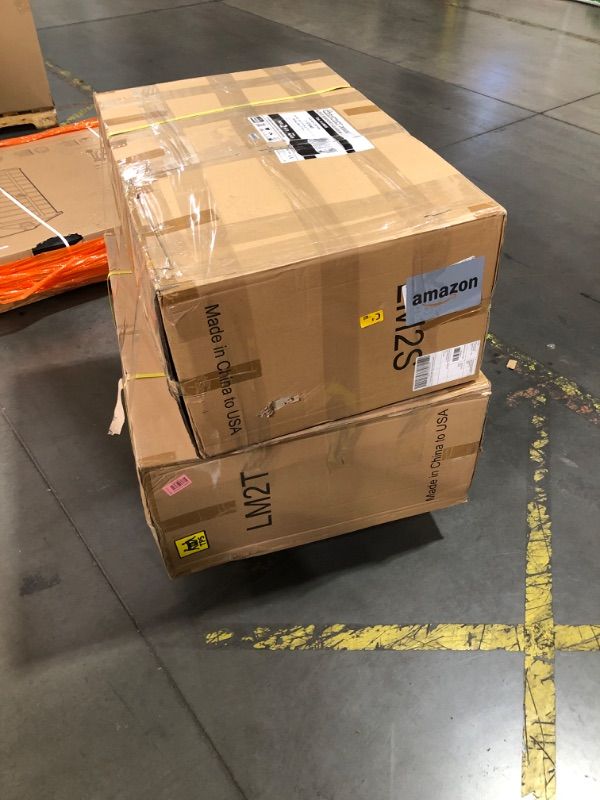 Photo 1 of **BOX ONE AND TWO -- NONREFUNDABLE -- PARTS ONLY -- TRUCK/TRAILER PICKUP** Penn-Plax Water World Luxury Large Bow Front Acrylic Aquarium with Built-in Stand and Storage Top (LM2) – 360° View – Great for Freshwater and Saltwater Fish – 58 Gallons