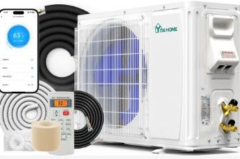Photo 1 of ****************NO INDOOR SECTION OF UNIT INCLUDED*************
YITAHOME 12000 BTU Mini Split Air Conditioner Heat Pump System, Wifi Enabled 20 SEER2 115V Inverter Ductless AC Cool Up to 750 Sq. Ft, Compatible with Alexa, Complete Installation Kit, White