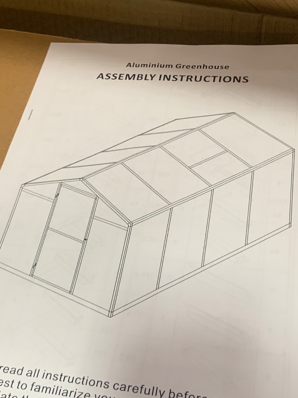 Photo 1 of **box 1 of 2 ONLY** Aluminum Greenhouse