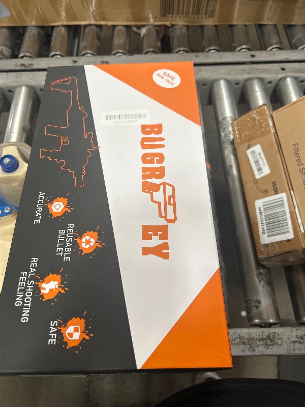 Photo 1 of Bugrtey Soft Bullet Two Modes Toy Gun Blaster, Realistic with Shell Ejecting Design&Sight&Infrared Scope, Cheap with 3 Clips & 80 Foam Bullets, Gifts for Boys Girls Age 8+