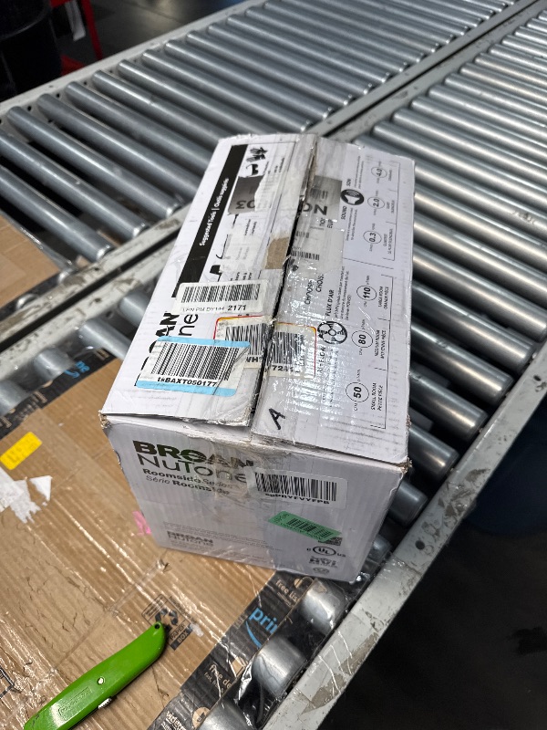 Photo 1 of (PARTIAL SET) (UNTESTED) Broan-NuTone® Roomside Series Humidity Sensing Bathroom Exhaust Fan, 80 CFM, ENERGY STAR®