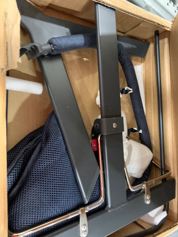 Photo 1 of ***PARTS ONLY***Baby Delight Alpine Deluxe Portable Bouncer, Infant, 0 – 6 Months, Quilted Indigo