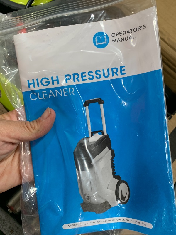 Photo 1 of ***PARTS ONLY***commowner Electric Pressure Washer 5000PSI 4.0GPM Power Washers with M22-14mm Pressure Hose 33FT, Power Sprayers High Pressure with 1/4" QC Compatible Surface Cleaner for Home Cars Driveways, Green