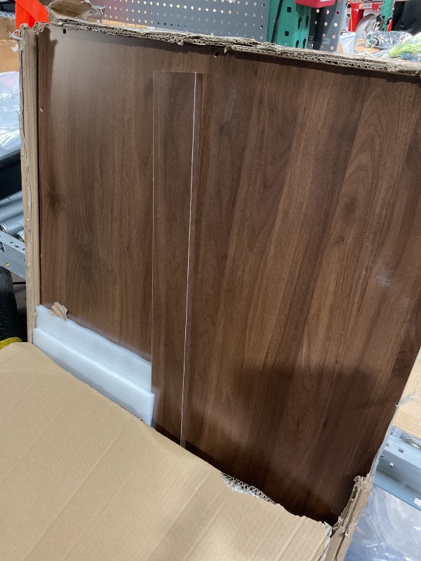 Photo 1 of (Used)(damaged)  Washer Dryer Countertop - 54" Width x 27.5" Depth Wood Washer Dryer Topper with 2.75“ Height Edge