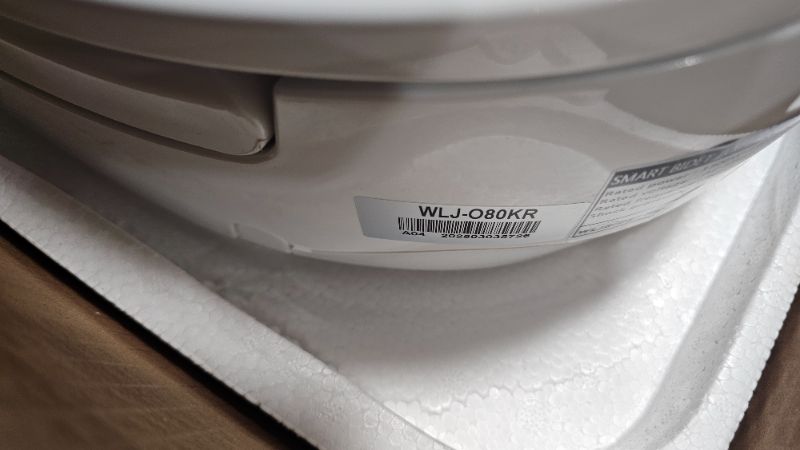 Photo 1 of ***PARTS ONLY***WLJBIDET Upgrade Smart Bidet Toilet Seat Round, Electronic Heated Bidet with Adjustable Warm Air Dryer, Unlimited Warm Water, Night Light, Slow Closed Toilet Seat & Lid, Remote Control