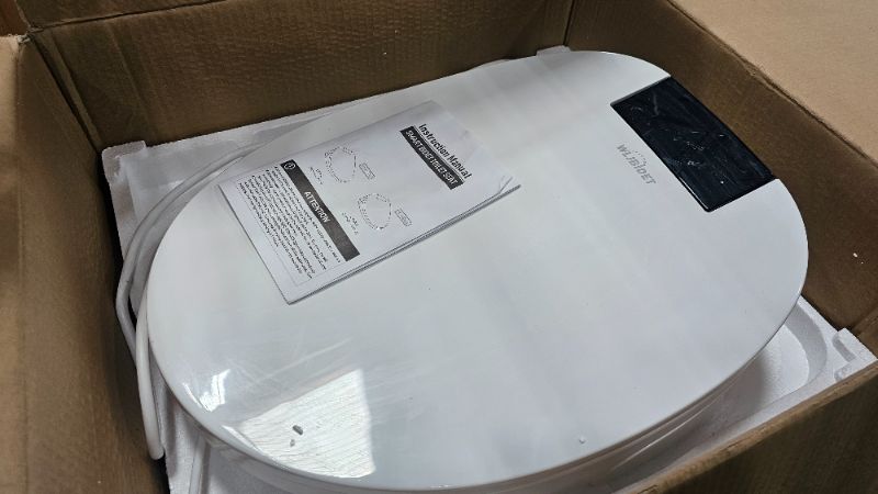 Photo 1 of ***PARTS ONLY***WLJBIDET Upgrade Smart Bidet Toilet Seat Round, Electronic Heated Bidet with Adjustable Warm Air Dryer, Unlimited Warm Water, Night Light, Slow Closed Toilet Seat & Lid, Remote Control