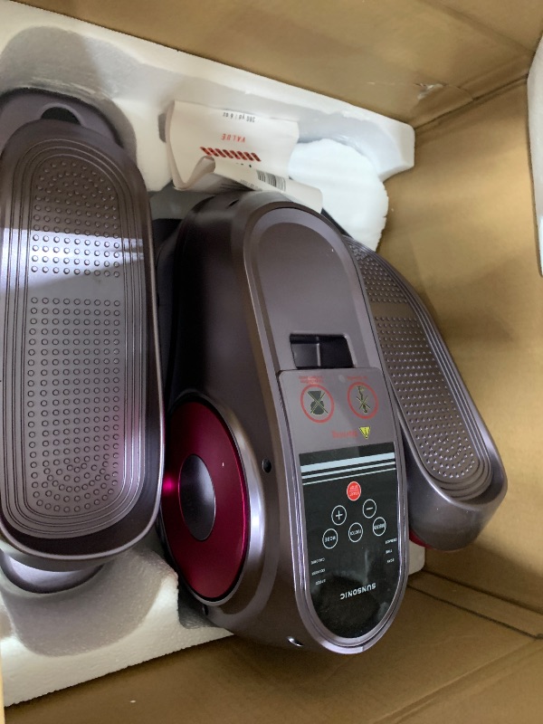 Photo 1 of 2025 New Under Desk Elliptical Machine, Electric Ellipse Leg Exerciser Pro As Seen On TV with 16 Adjustable Speed, Quiet and Fully Assembled with Remote Control & Non-Slip Foot Straps