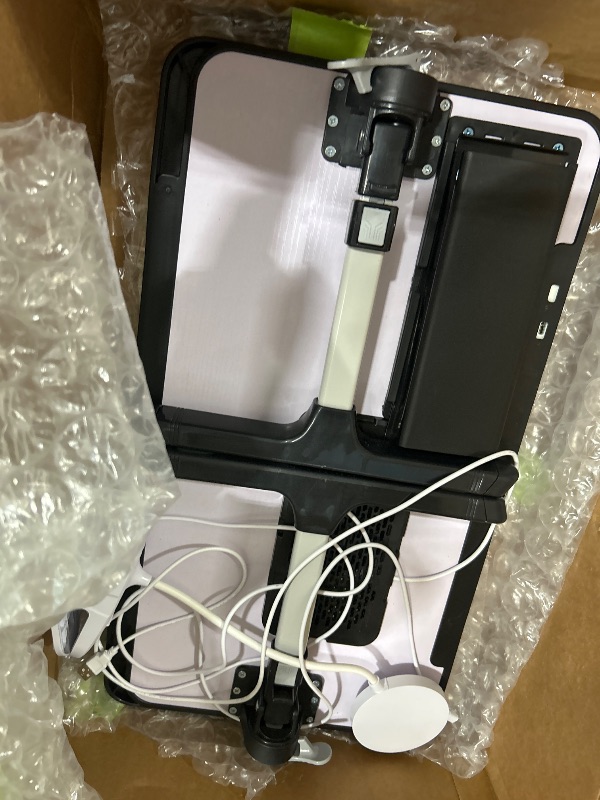 Photo 1 of ***PARTS ONLY***Laptop Lap Desk,Laptop Lap Desk ?Include Cooling Fan?,Adjustable Lap Desk with Light Fan,Folding Laptop Desk for Bed with USB,Bed Desk with Storage Drawer,22.04"*12.59",Black