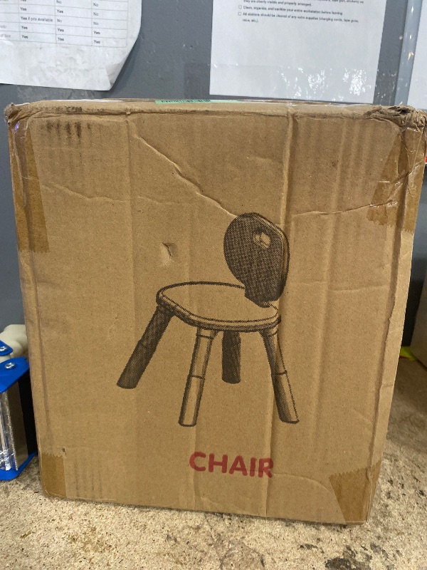 Photo 1 of 3 Level Height Adjustable Kids Chairs Plastic Preschool Chair Durable and Lightweight Child Chair with a Maximum Load Capacity of 130 pounds Suitable for Day Care, Classroom, and Home (1-Pack Beige)
