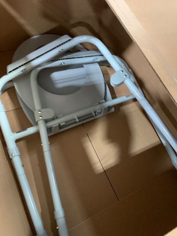 Photo 1 of ***Incomplete***

KOHARA Folding Drop Arm Bedside Commode, Stainless Steel Commode Chair, Toilet Safety Frame, Waterproof Shower Chari, Plating Style Spray Paint Style (A)