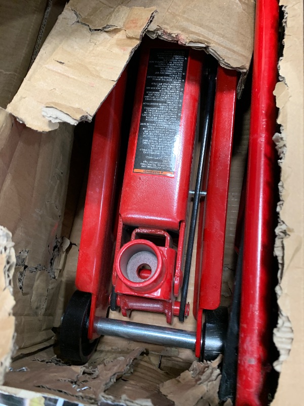 Photo 1 of ***PARTS ONLY***BIG RED T83006 Torin Hydraulic Trolley Service/Floor Jack with Extra Saddle (Fits: SUVs and Extended Height Trucks): 3 Ton (6,000 lb) Capacity, Red