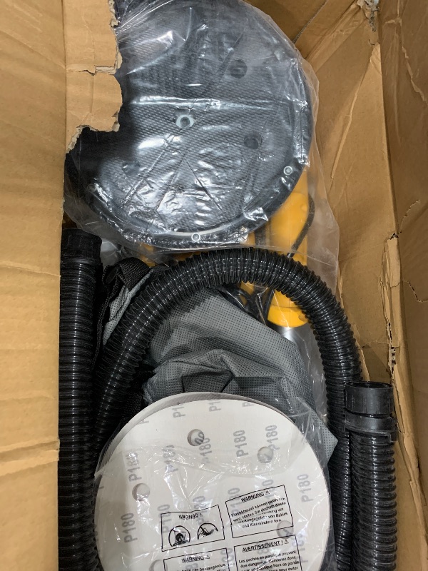 Photo 1 of ***DOES NOT FUNCTION, PARTS ONLY***

1250W Drywall Sander, 11.5A Electric Drywall Sander with Vacuum Dust Collection, 5 Variable Speed 800-1800RPM, Popcorn Ceiling Removal Tool with Extendable Handle, LED Light, 18pcs Sanding Discs