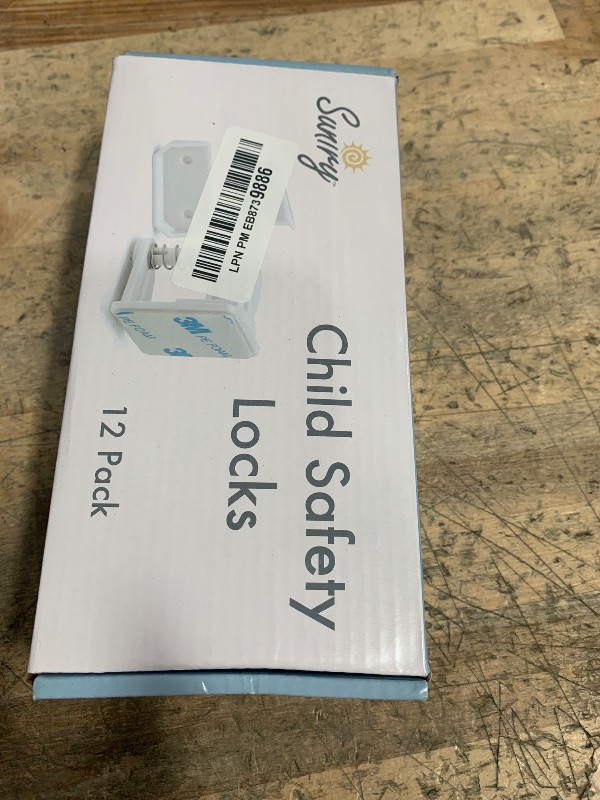Photo 1 of 12 Pack Cabinet Locks Child Safety | Baby Safety Cabinet Locks NO Drilling 3M Adhesive Baby Proof Drawer Lock Child proofing cabinets latches for Kids Latch for Drawers & Door Child Safety Locks