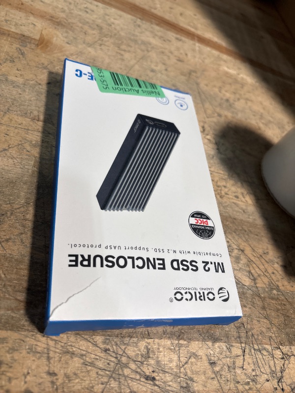 Photo 1 of ORICO M.2 NVMe SSD Enclosure, USB 3.1 Gen 2 (10 Gbps) to NVMe PCI-E M.2 SSD Case Support UASP for NVMe SSD Size 2230/2242/2260/2280(up to 2TB)