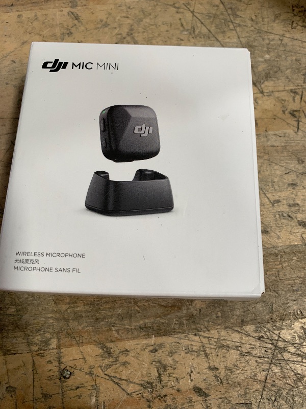 Photo 1 of DJI Mic Mini Transmitter (Infinity Black), Ultralight, Wireless Lavalier Microphone for DJI Action 5 Pro/Osmo Pocket 3, Noise Cancelling, Wireless Microphone for Camera/iPhone/Android, Vlog, Streaming