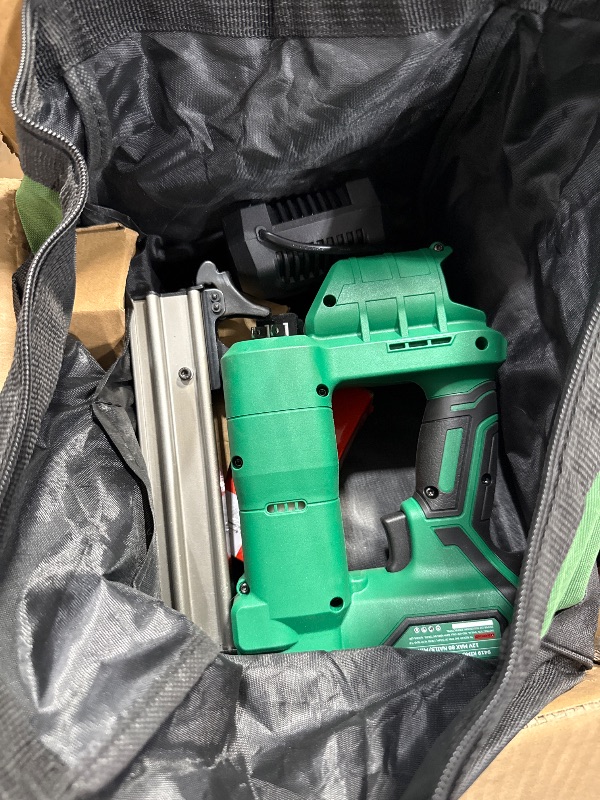 Photo 1 of *FOR PARTS ONLY* KIMO 18 Gauge Nail Gun Cordless with Battery 2.0Ah X 2 & Fast Charger, 5000pcs Nails, Single&Contact Firing, 180 Nails/min, LED Light, Adjustable Nailing Depth Cordless Brad Nailer for DIY Project