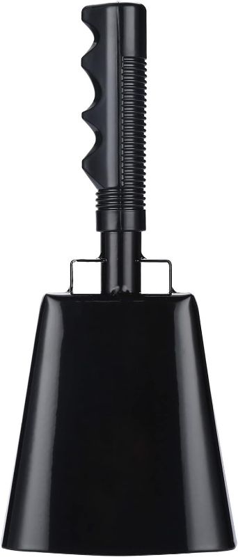 Photo 1 of 10’’ Steel Cow Bell with Handle, Noise Maker Cowbell, Cheering Loud Hand Call Bell for Sport Events Football Soccer Hockey Baseball Basketball Games Party Concert Graduations School Wedding Farm Ranch
